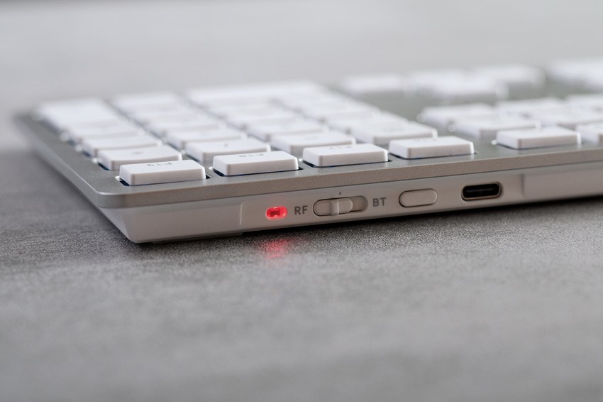 CHERRY KW 9100 SLIM FOR MAC keyboard Universal USB + Bluetooth QWERTZ German Silver - Afbeelding 12