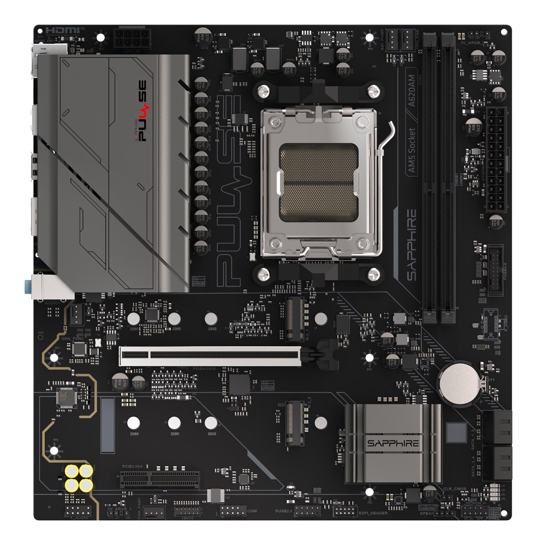 Sapphire PULSE A620AM AMD A620A Socket AM5 micro ATX