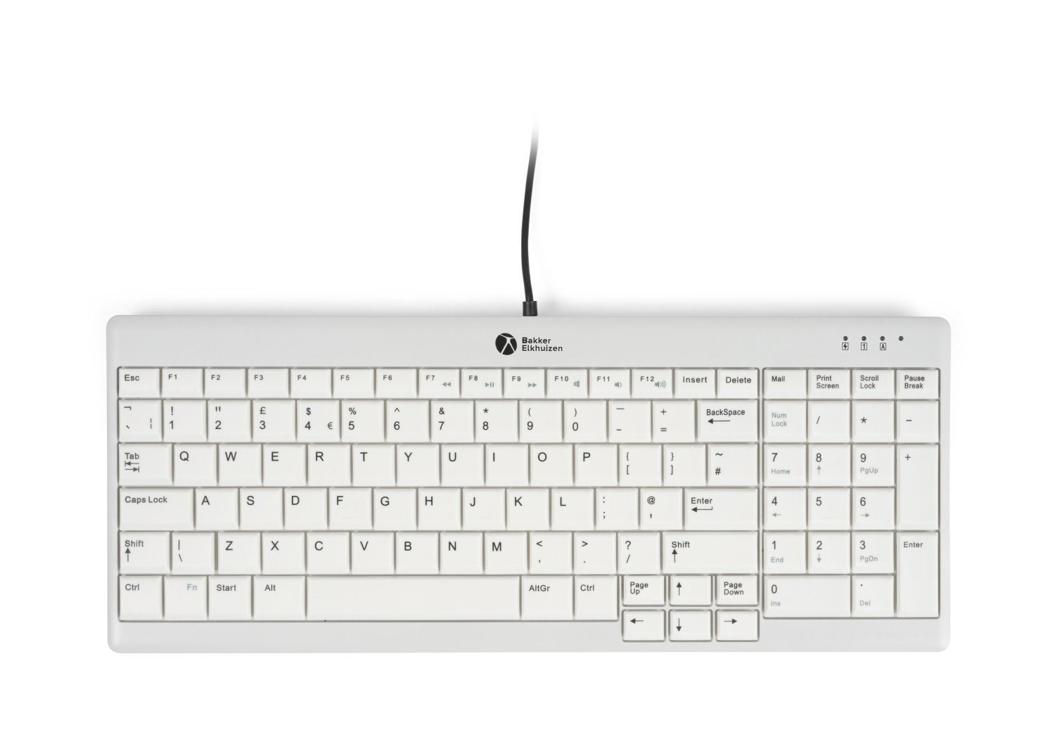 BakkerElkhuizen UltraBoard 960 V2 Compact Standard DE Qwertz - Afbeelding 10