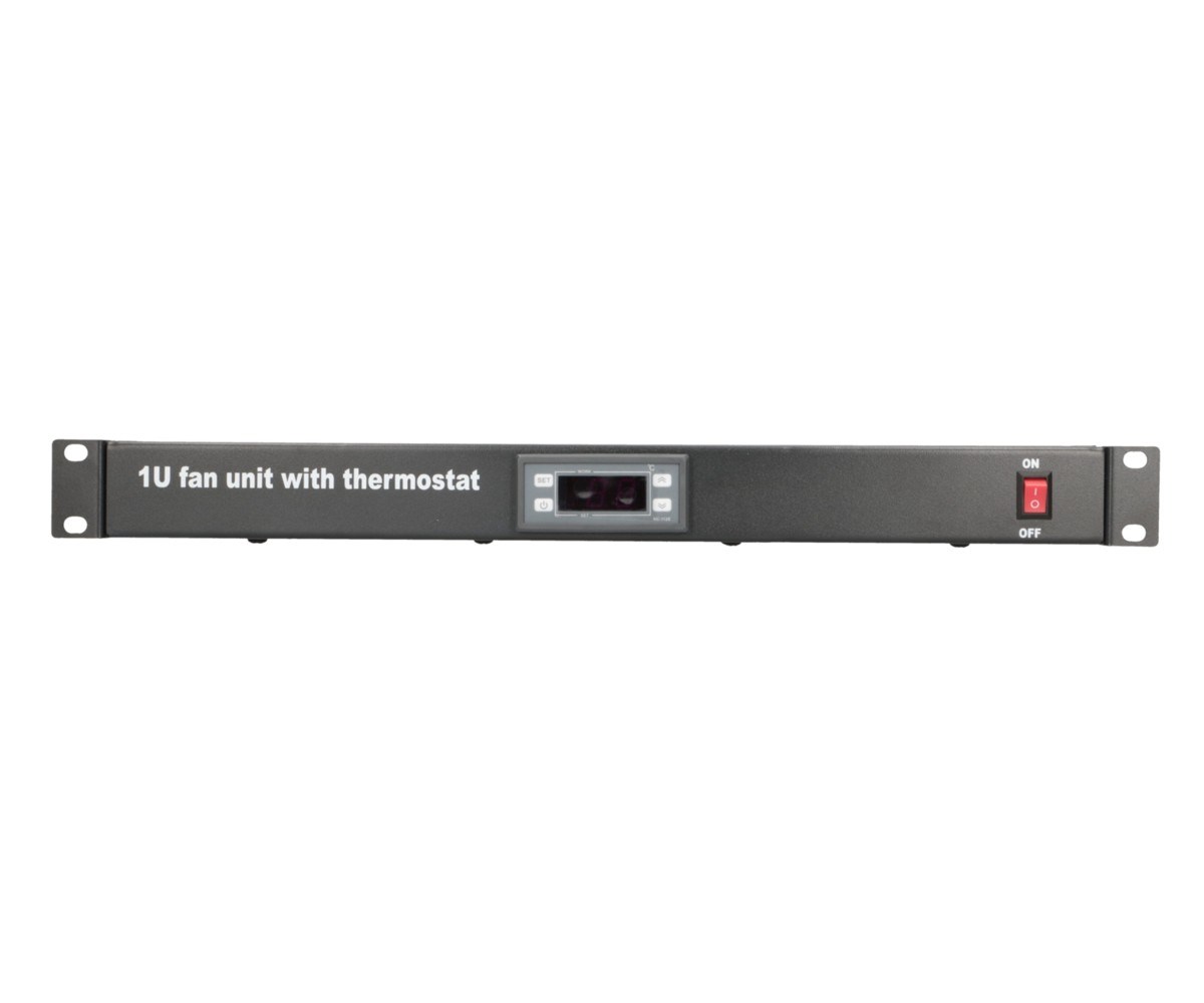 Extralink | Fan Panel | 19", 2 fans, with thermostat - Afbeelding 3
