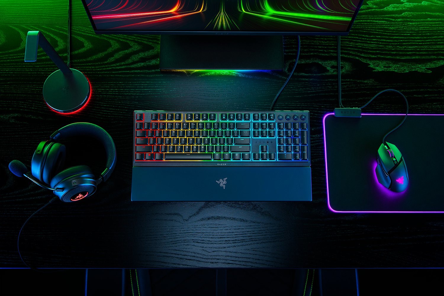 Razer Ornata V3 RGB Gaming USB Keyboard, Black - Afbeelding 3