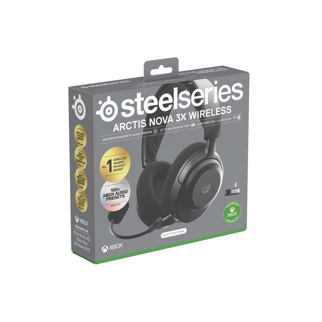 Steelseries Arctis Nova 3X Wireless, Black - Afbeelding 7