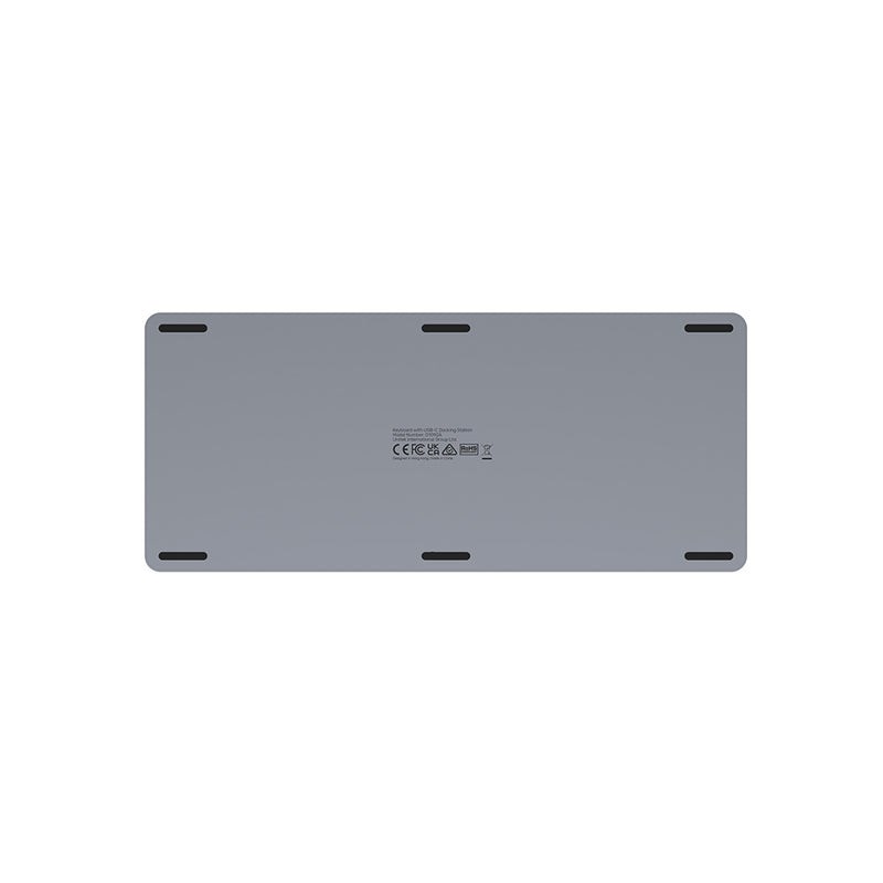 UNITEK D1092A keyboard USB US International Grey - Afbeelding 5