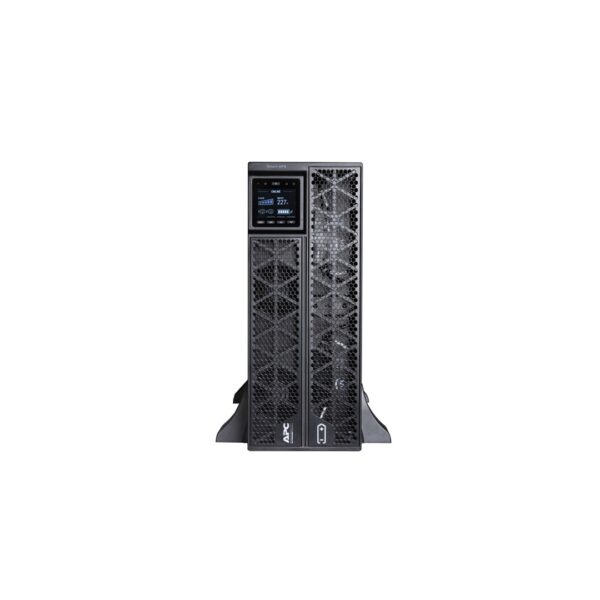 APC Smart-UPS On-Line, 5kVA/5kW, Rack/Tower, 230V, 2x IEC C13+1x IEC C19+Hard wire 3-wire (H+N+E) outlets, Network Card, W/O rail kit