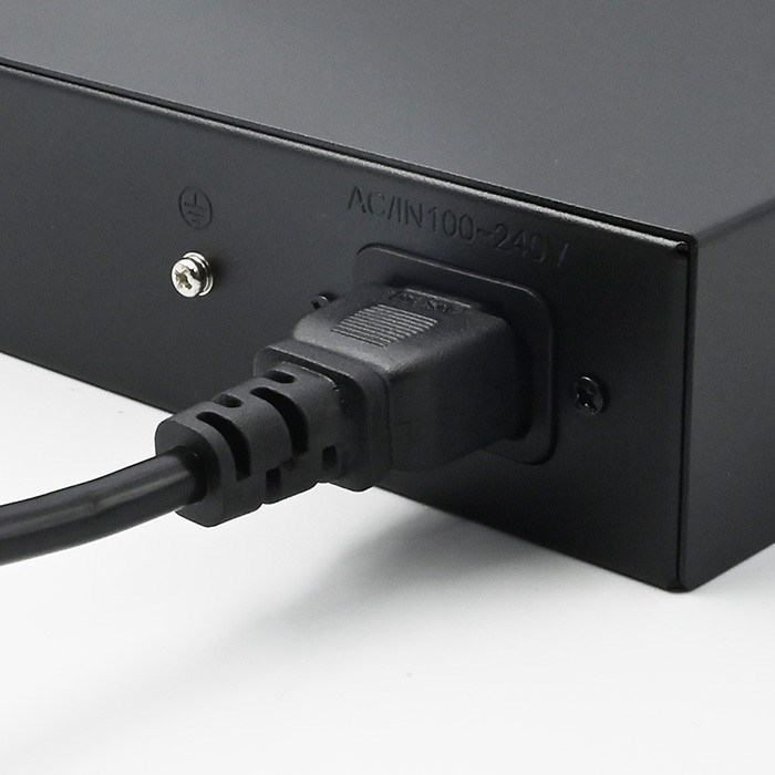 Qoltec Schakelaar sieciowy SWITCH Gigabit Ethernet | 24x RJ45 | 2x SFP | 1000 Mb/s - Afbeelding 8