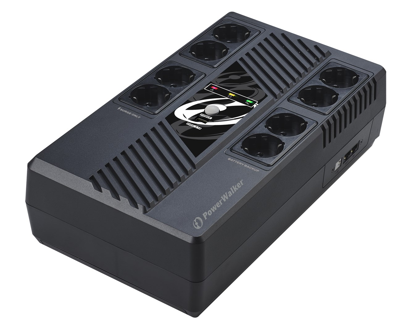 PowerWalker VI 800 MS FR uninterruptible power supply (UPS) Line-Interactive 0.8 kVA 480 W 8 AC outlet(s)