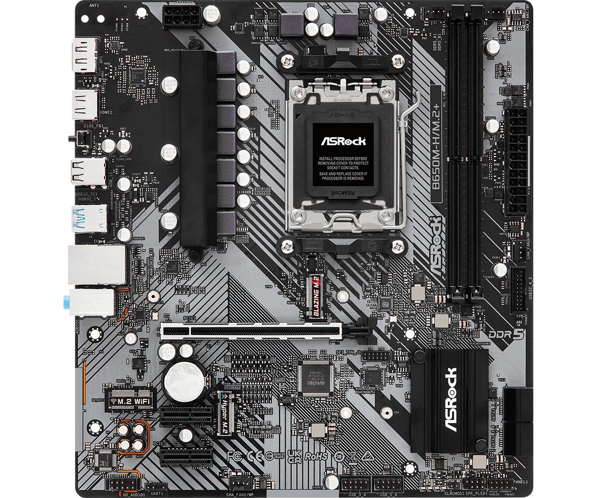 ASRock B650M-H/M.2+ motherboard - Afbeelding 3