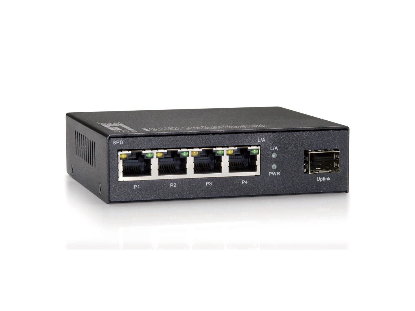 LevelOne 5-Port Gigabit Switch, 1 x SFP - Afbeelding 3