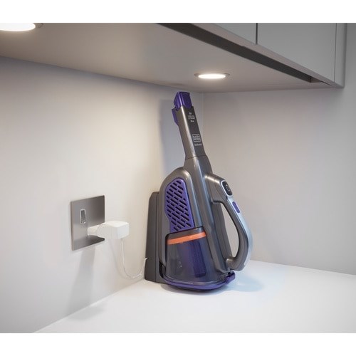 Black & Decker BHHV520BFP handheld vacuum Black, Violet Bagless - Afbeelding 7