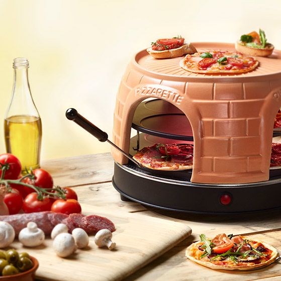 Emerio PO-116124 pizza maker/oven 8 pizza(s) 1500 W Black, Orange - Afbeelding 4