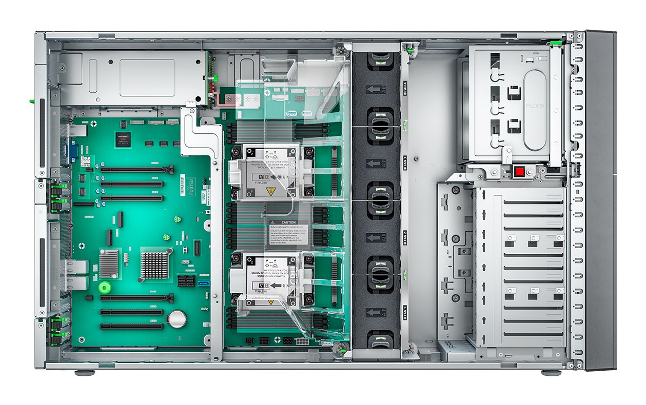 Fujitsu PRIMERGY TX2550 M7 server Tower Intel Xeon Silver 4410Y 2 GHz 32 GB DDR5-SDRAM 900 W - Afbeelding 4