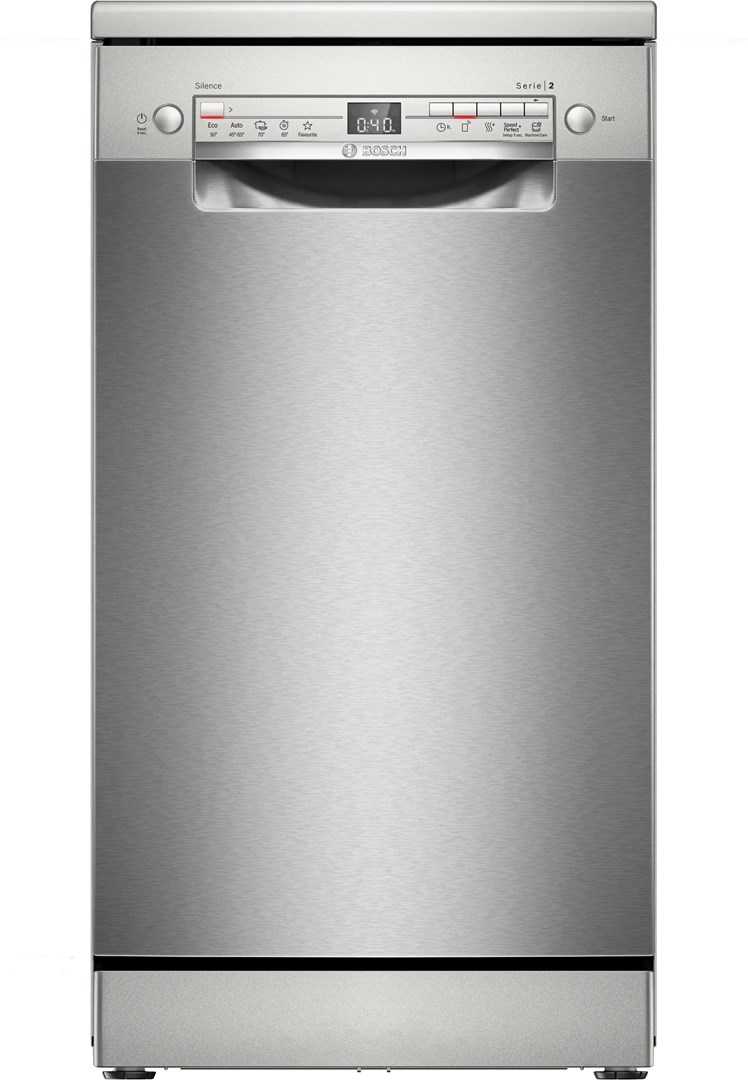 Bosch SPS2HKI02E Freestanding dishwasher 45 cm Brushed steel
