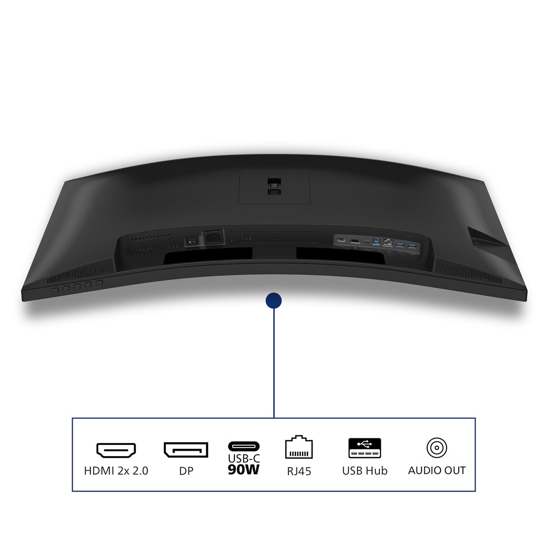 Philips 3000 series 34B2U3600C/00 computer monitor 86.4 cm (34") 3440 x 1440 pixels Wide Quad HD LCD Black - Afbeelding 7