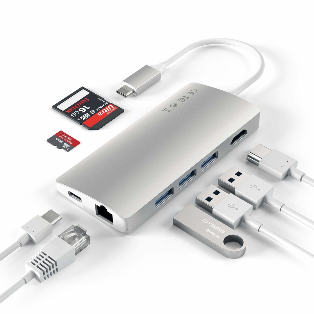 USB-C V2 Multi-Port Hub 8 in 1 - Afbeelding 4