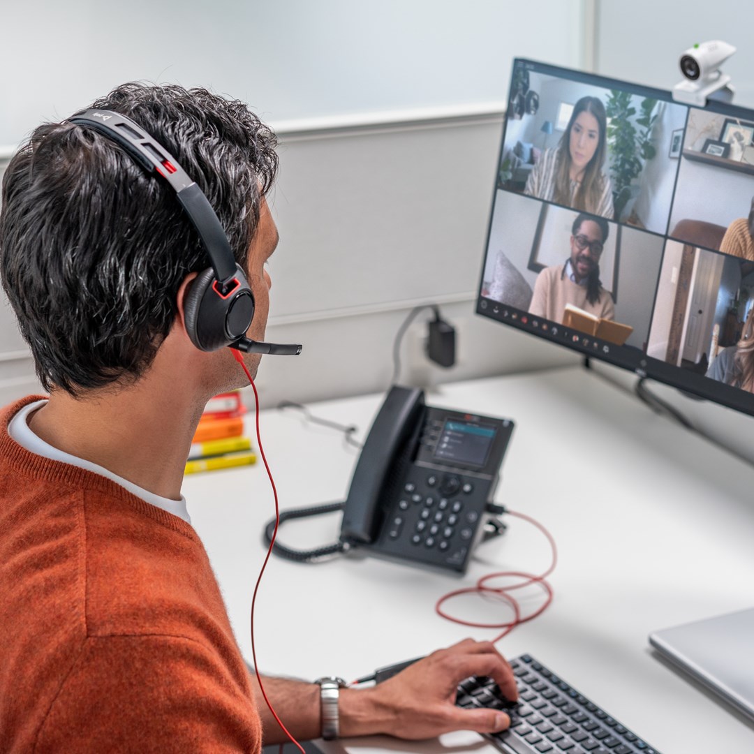 HP Poly Blackwire 5210 Monaural USB-C Headset +3.5mm Plug +USB-C/A Adapter - Afbeelding 17