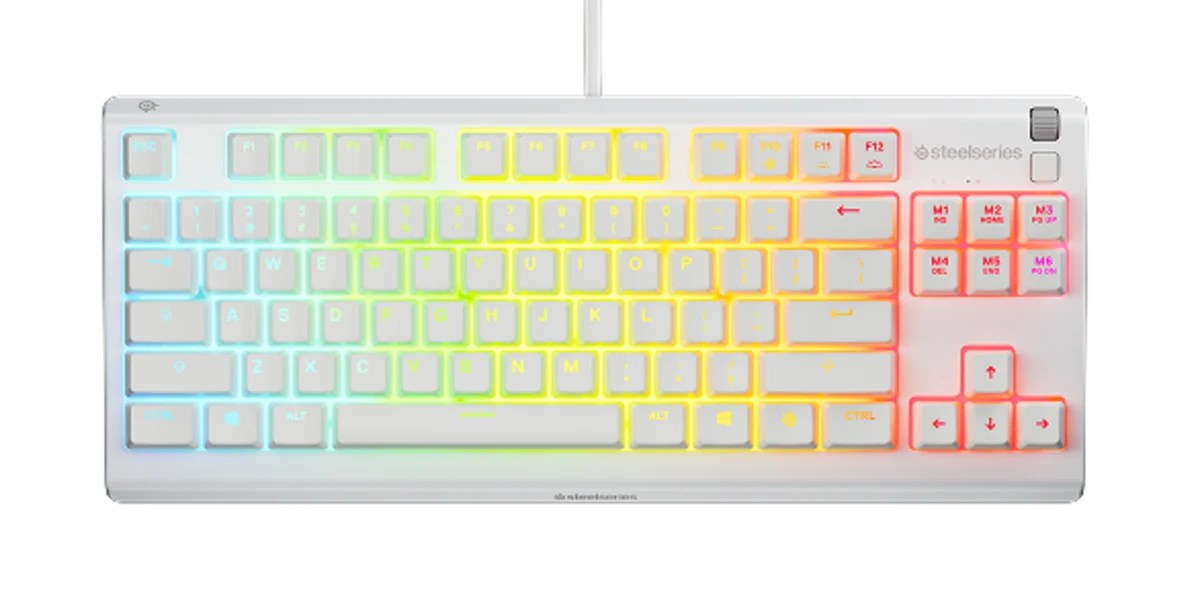 Keyboard SteelSeries Apex 3 TKL US, white