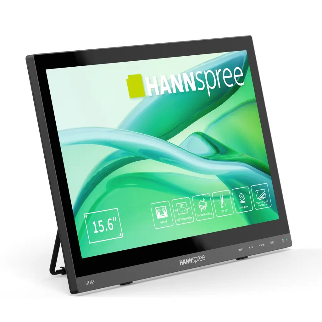 Hannspree HT165HPB computer monitor 39.6 cm (15.6") 1920 x 1080 pixels Full HD LCD Touchscreen Black - Afbeelding 4