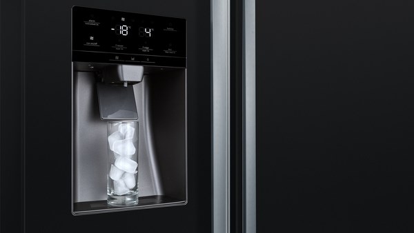 Bosch Serie 6 KAD93ABEP side-by-side refrigerator Freestanding 562 L E Black - Afbeelding 4