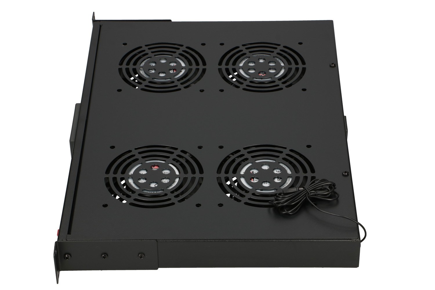 Extralink Fan panel 19", 4 fans, for rack cabinets, with thermostat - Afbeelding 4