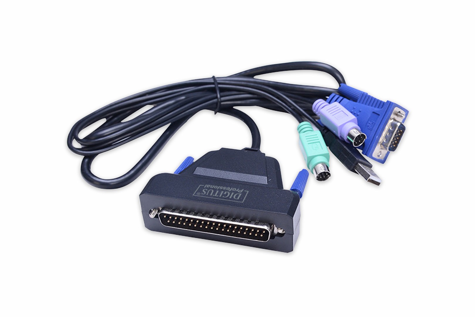 Digitus 19" LCD KVM Console, 1-Port VGA, german Keyboard - Afbeelding 8