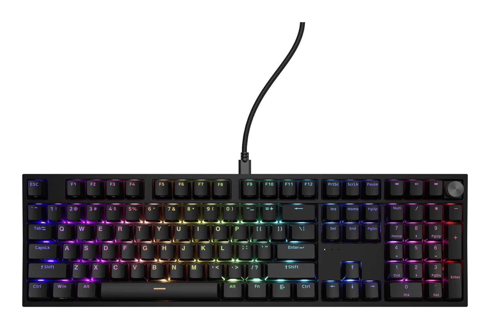 GENESIS THOR 404 keyboard Universal USB QWERTY English Black - Afbeelding 13
