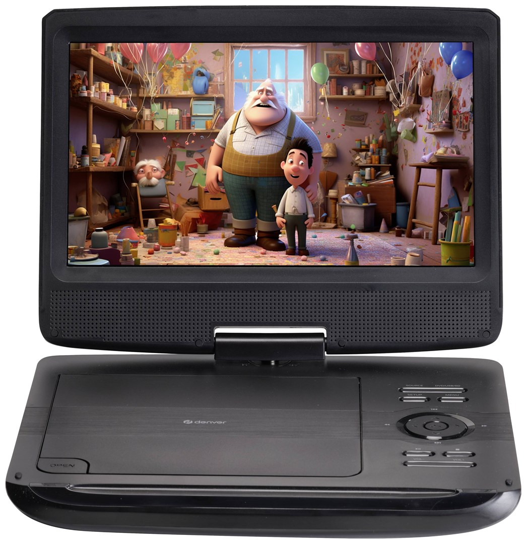 Portable DVD player Denver MT-1097 with 10" screen - Afbeelding 7