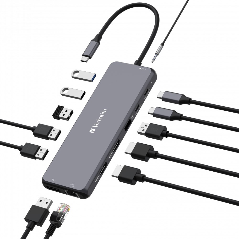 Verbatim CMH-13 USB Type-C 10000 Mbit/s Silver - Afbeelding 9