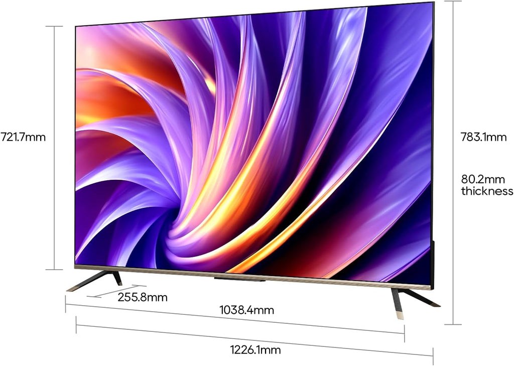 Dreame Vivid QLED TV Q100 165.1 cm (65") 4K Ultra HD Smart TV Wi-Fi Black 350 cd/m² - Afbeelding 2