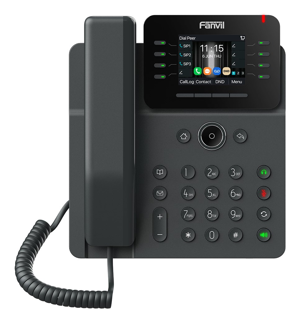 Fanvil V62G IP phone Black 12 lines LCD