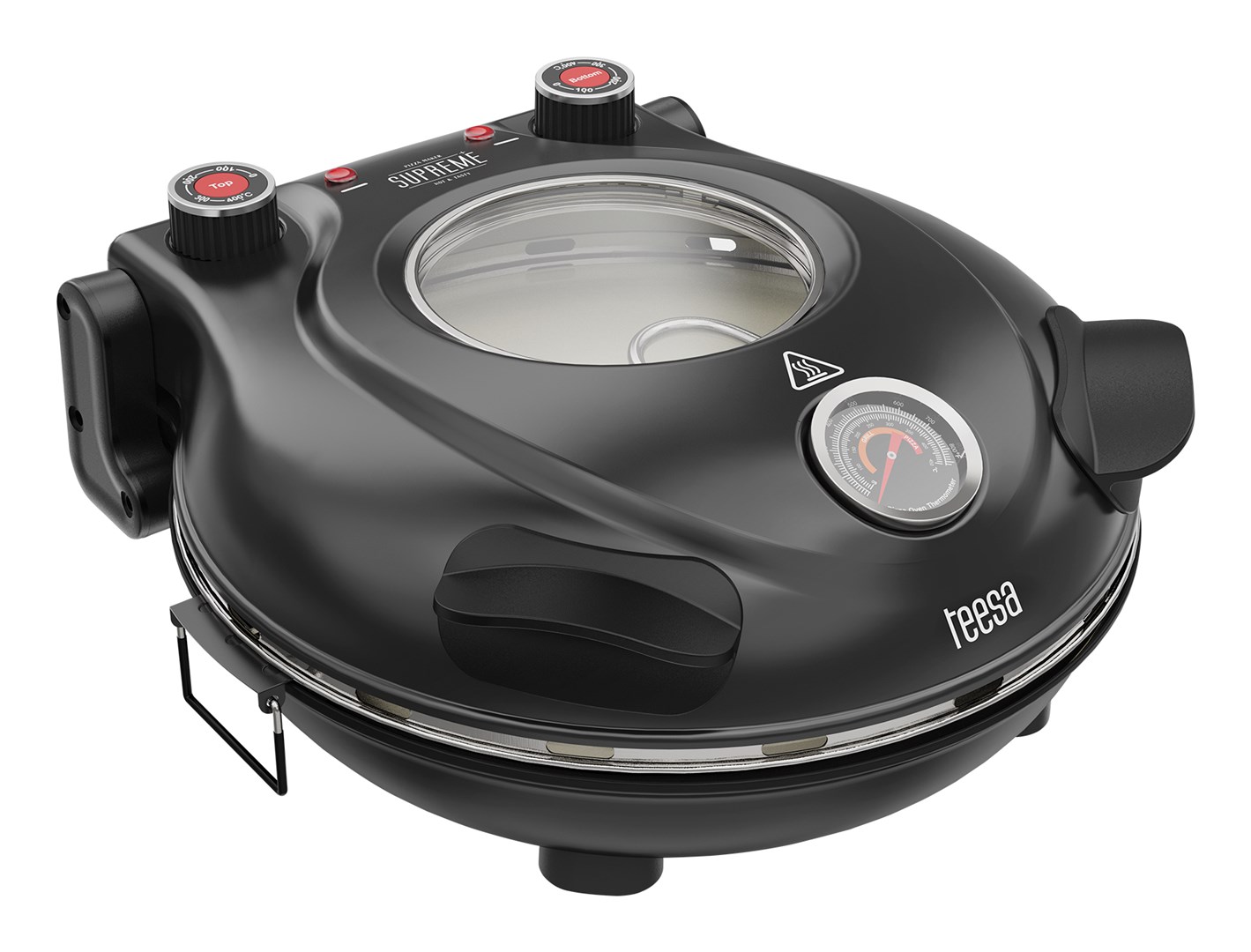 TEESA SUPREME pizza oven, 1200 W, 32 cm, window, removable stone