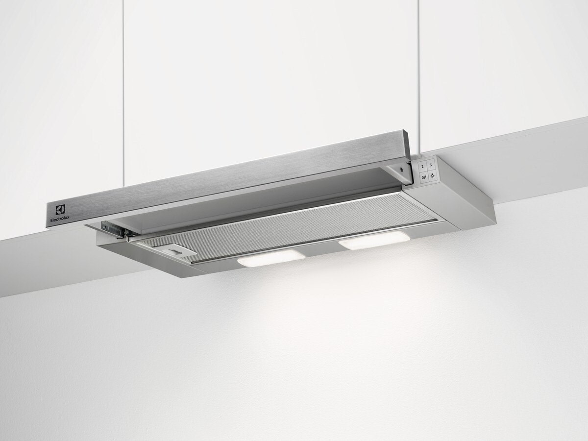 Electrolux LFP226S Built-in Telescopic Kitchen Hood Silver 330 m3/h - Afbeelding 9
