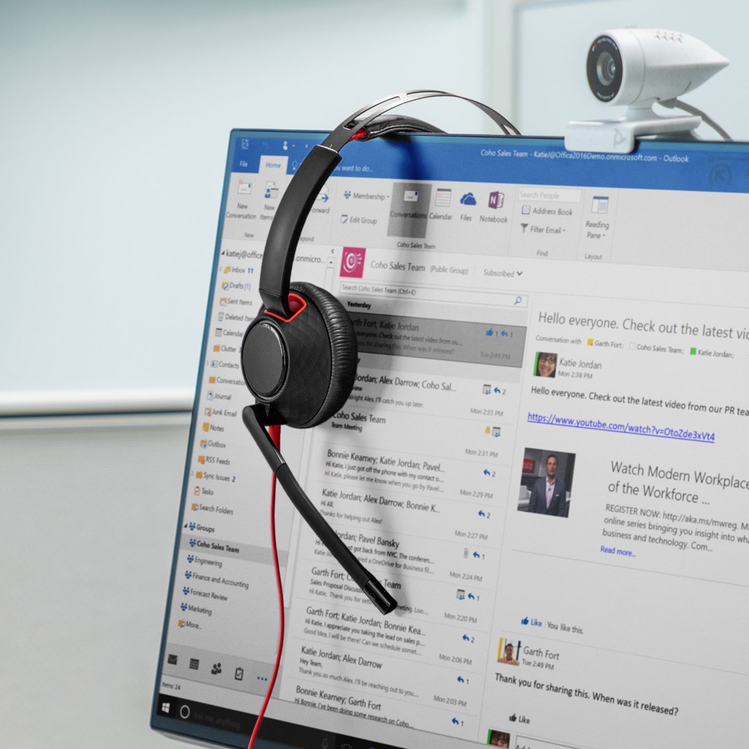 HP Poly Blackwire 5220 Stereo USB-C Headset +3.5mm Plug +USB-C/A Adapter (Bulk) - Afbeelding 16