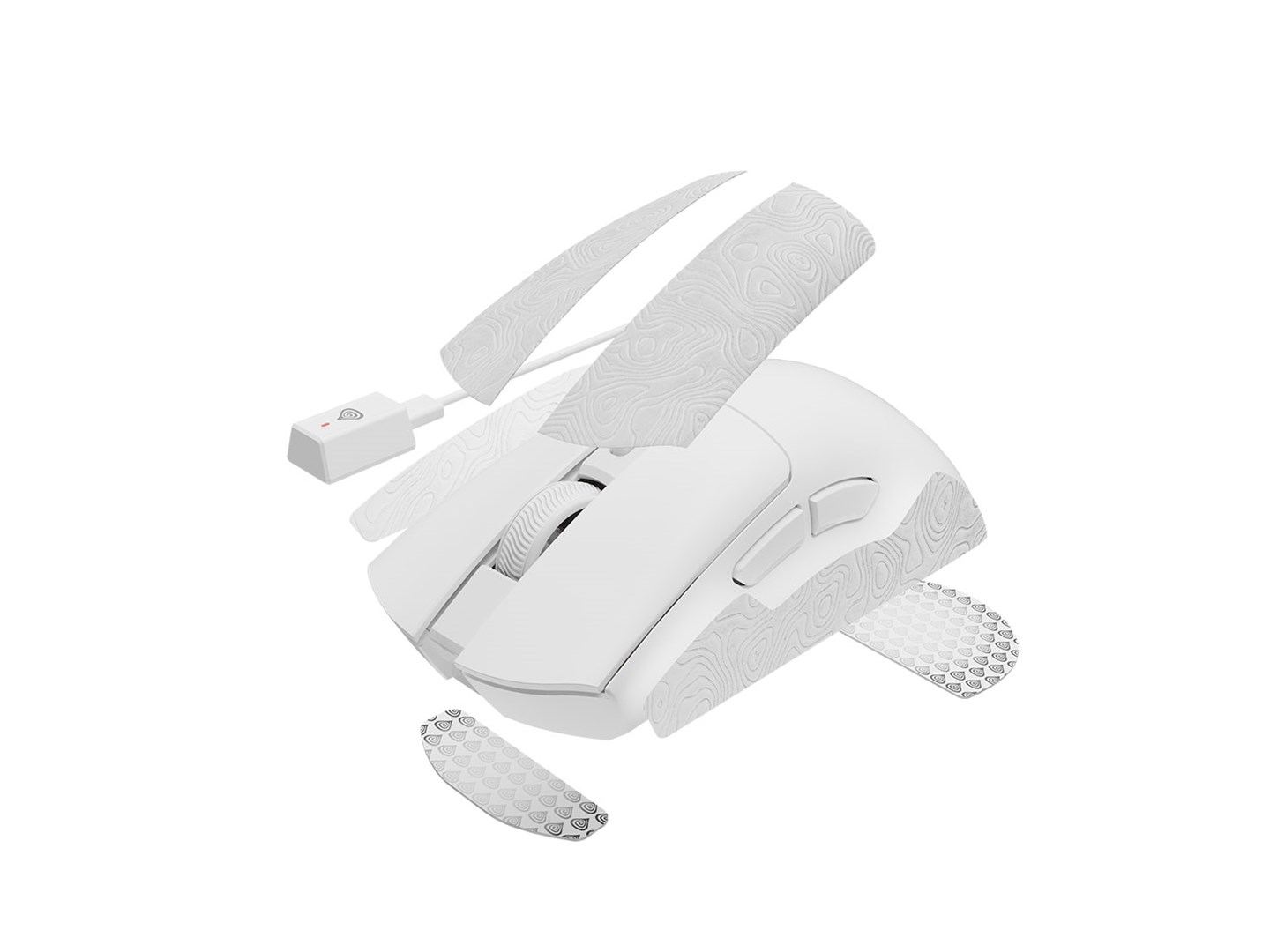 GAMING MOUSE GENESIS ZIRCON 880 PRO 8K/8K WIRELESS 30000DPI WHITE - Afbeelding 9