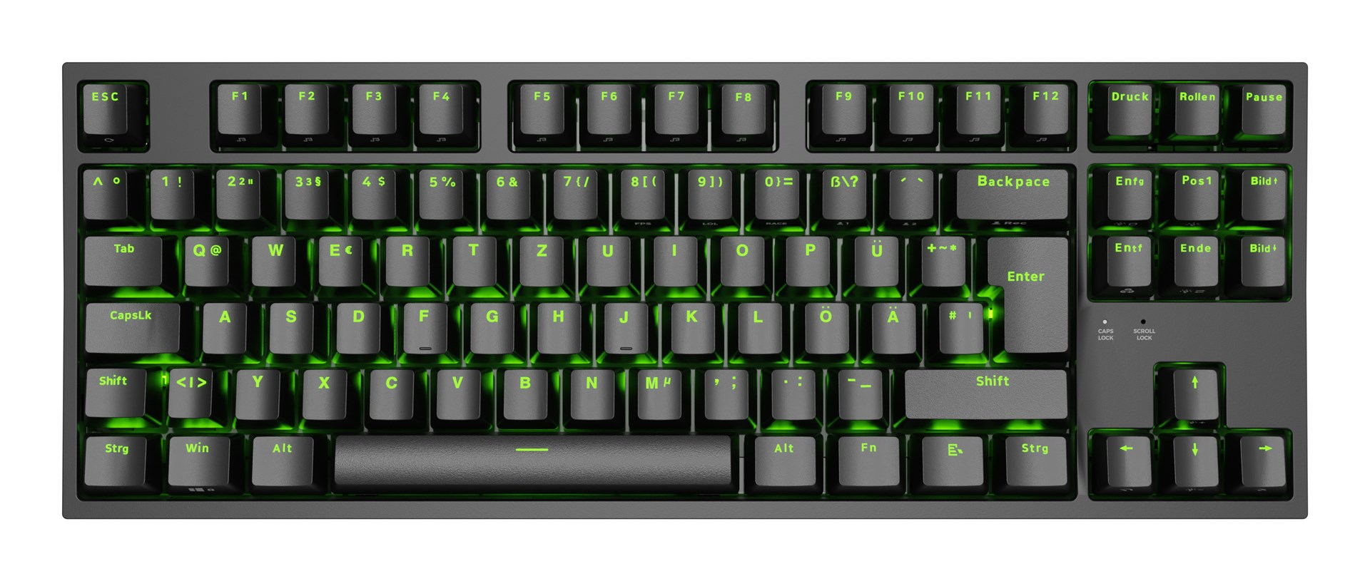 GENESIS Thor 404 TKL keyboard Gaming USB QWERTZ German Black - Afbeelding 24