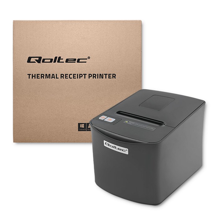 Qoltec 50256 Receipt printer RTP-0256 | voucher | thermal | High Speed | 203 dpi | USB - Afbeelding 10