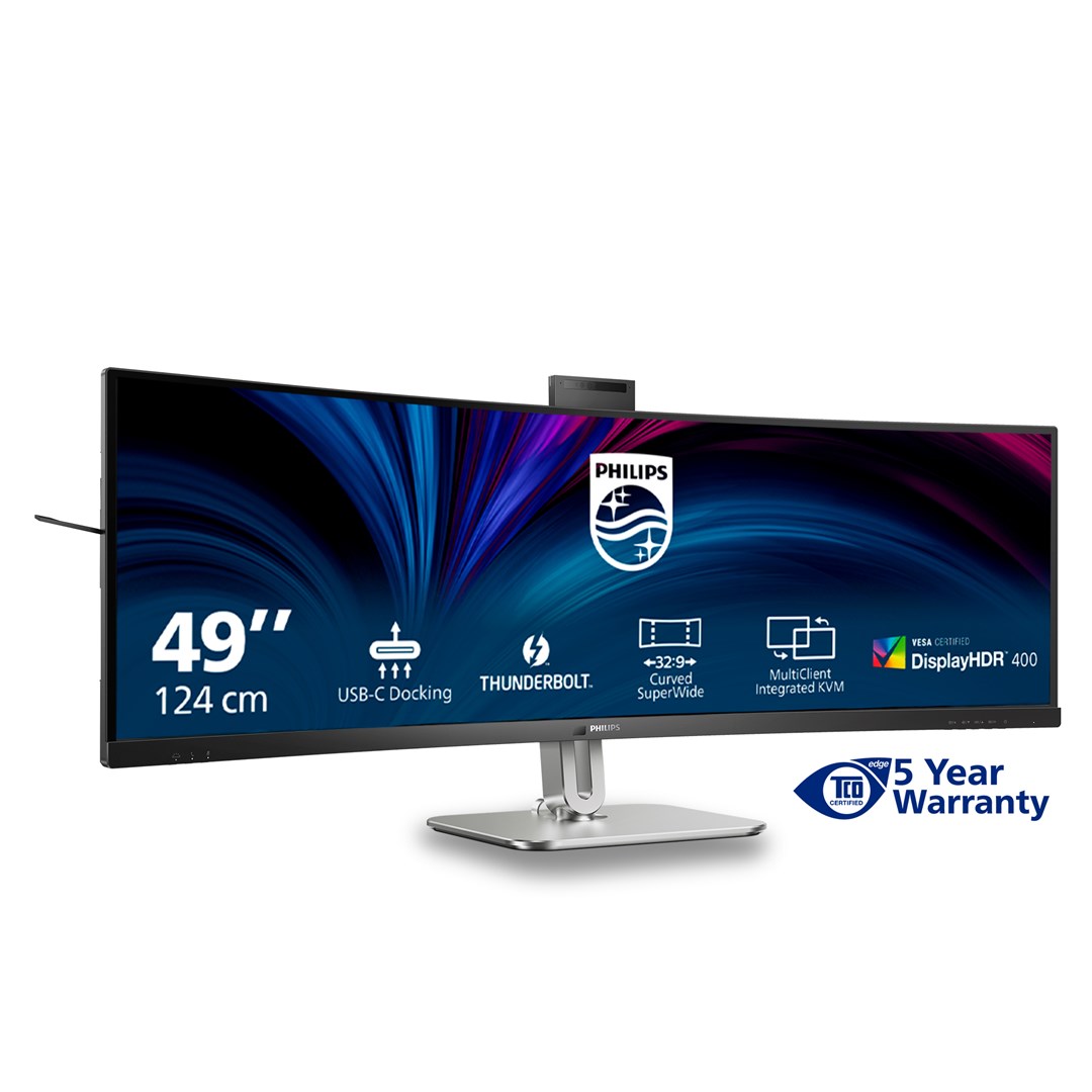 Philips 49B2U6903CH/00 computer monitor 124 cm (48.8") 5120 x 1440 pixels Dual QHD LCD Grey - Afbeelding 5