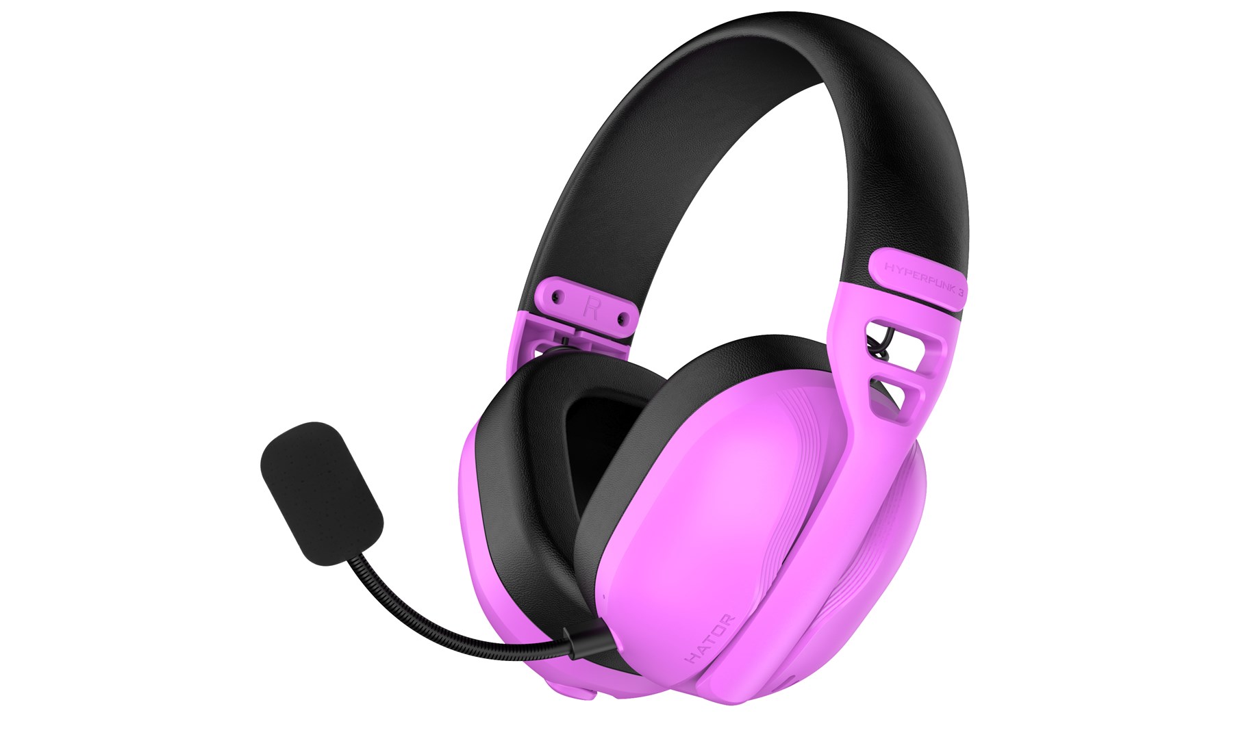 HATOR Hyperpunk 3 Wireless Headset Wired & Wireless Head-band Gaming USB Type-C / USB Type-A Bluetooth Violet - Afbeelding 12