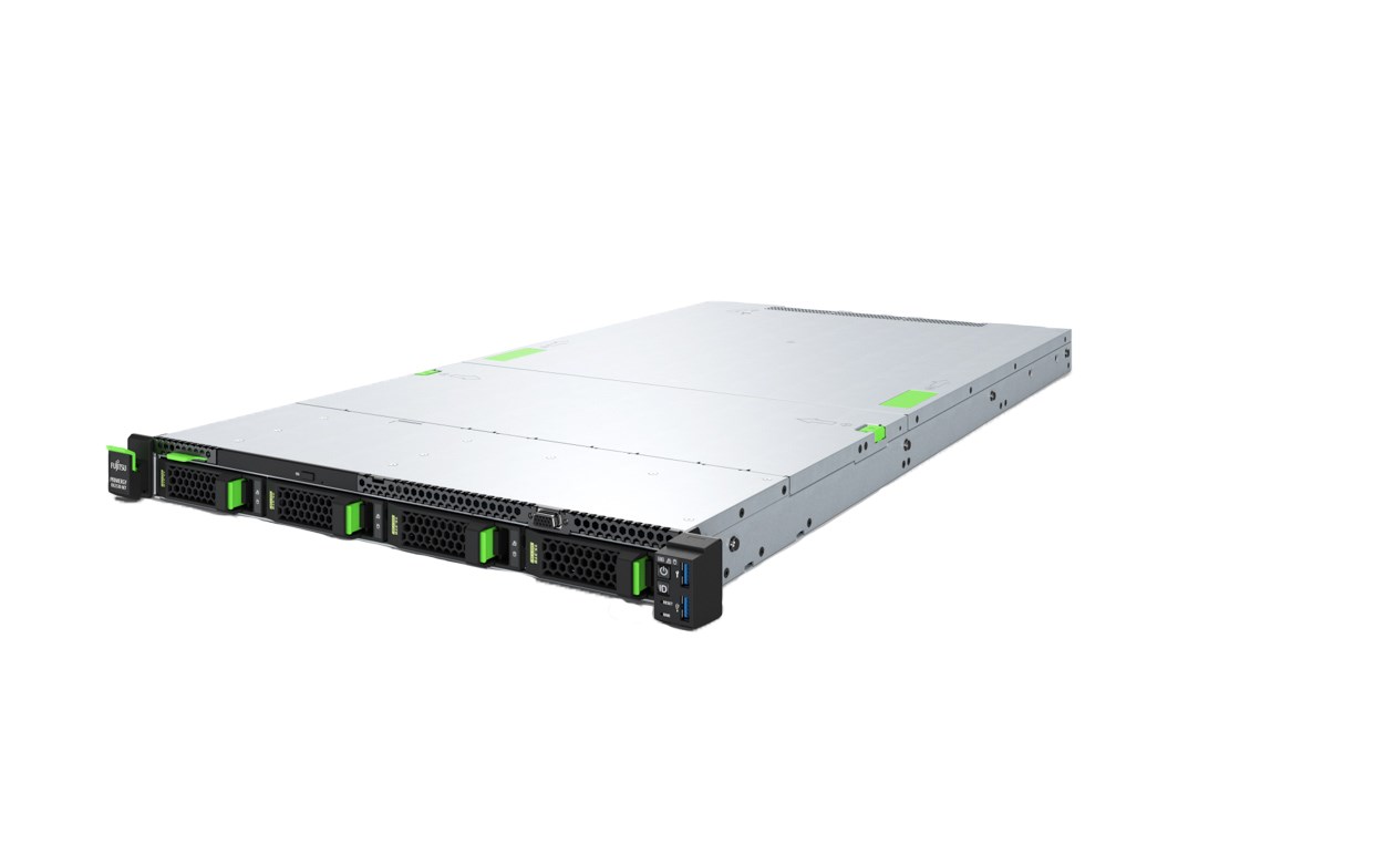 Fujitsu PRIMERGY RX2540 M7 / 16x2.5" w/ Expander / 1x Xeon Gold 5415+ / 1x 32GB DDR5-4800 R ECC / PRAID EP 3252-8i / iRMC ADV / eLCM ACT LIC / 2x PSU 900W HP / RMK / 3yrs OS