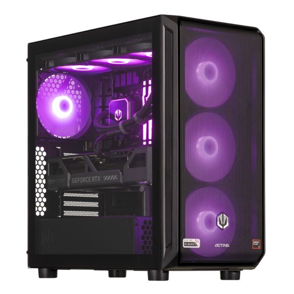 Actina 5901443414575 PC AMD Ryzen™ 7 7800X3D 32 GB DDR5-SDRAM 2 TB SSD NVIDIA GeForce RTX 5070 Ti Midi Tower Black