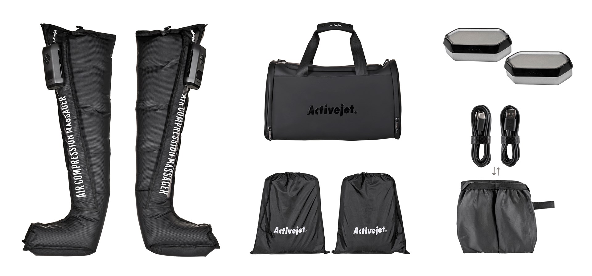 Activejet ACM-PLUS-A1 M lymphatic compression massager for legs