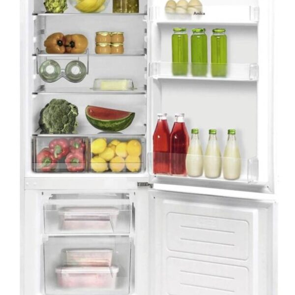 Amica BK2265.4i(E) 212-litre built-in fridge-freezer, White