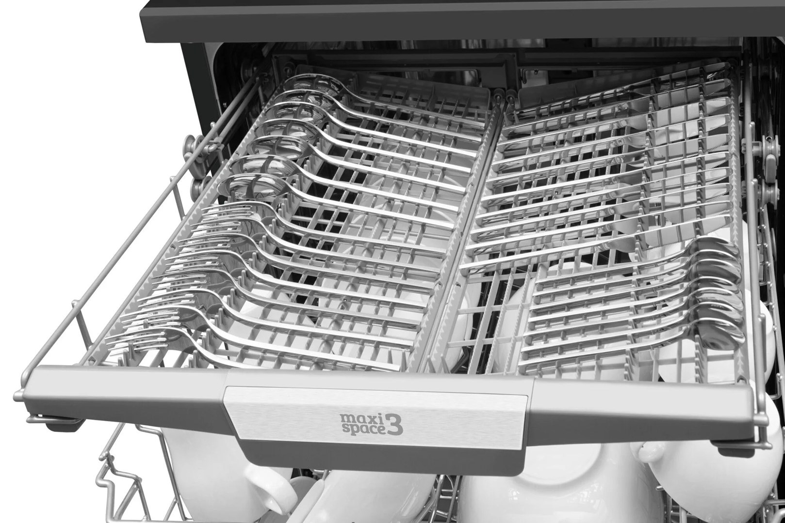 Amica DFM66B8EOqBH 60 cm freestanding dishwasher, black