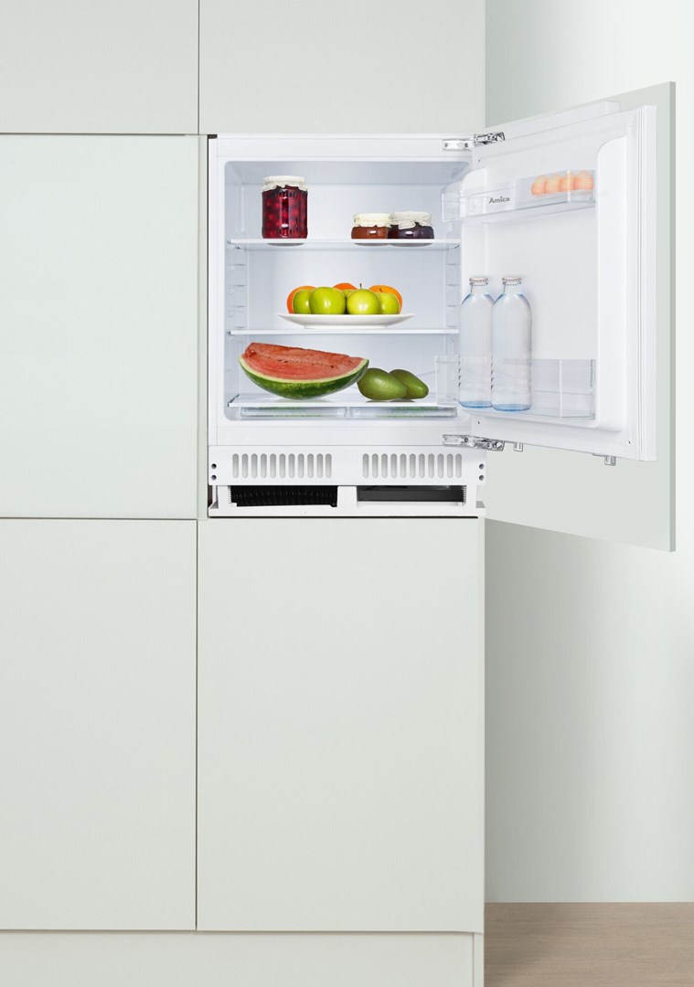 Amica UC162.4i(E) 135-litre built-in fridge, White