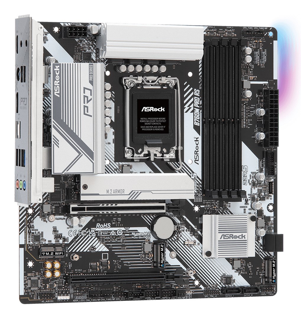 Asrock B760M Pro RS Intel B760 LGA 1700 micro ATX