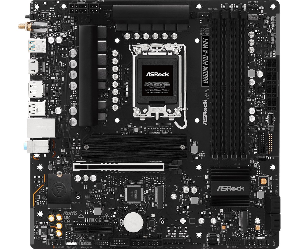 ASRock B860M Pro-A WiFi Motherboard