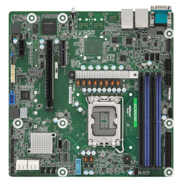 Asrock EC266D4U motherboard Intel C266 LGA 1700 micro ATX