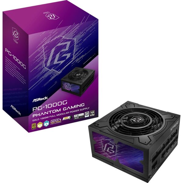 Asrock Phantom Gaming PG-1000G power supply unit 750 W 20+4 pin ATX ATX Black