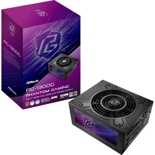 Asrock Phantom Gaming PG-1300G power supply unit 1300 W 20+4 pin ATX ATX Black