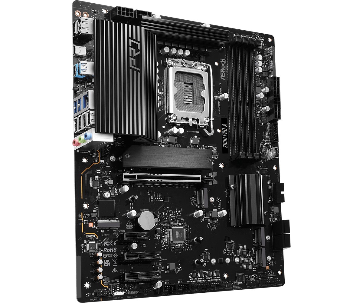 ASRock Z890 Pro-A Intel Z890 LGA 1851 (Socket V1) ATX motherboard