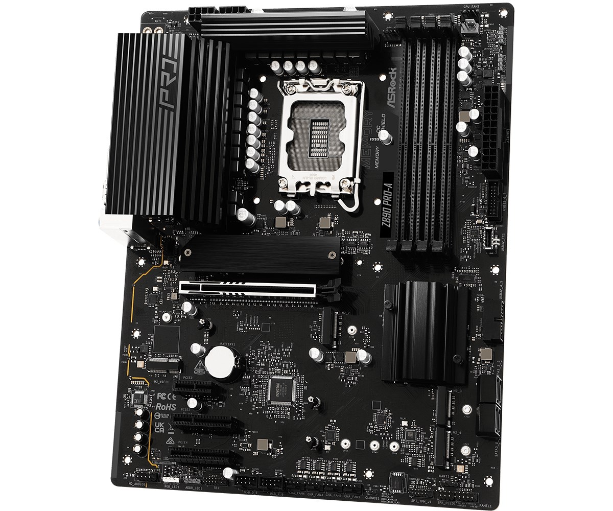ASRock Z890 Pro-A Intel Z890 LGA 1851 (Socket V1) ATX motherboard